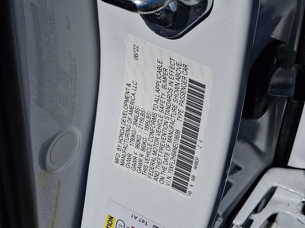 2022 Honda Civic Sport