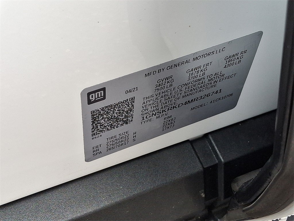 2021 Chevrolet Tahoe RST