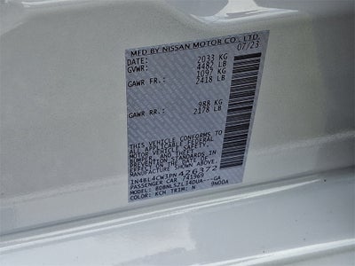 2023 Nissan Altima 2.5 SR