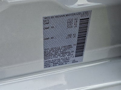 2023 Nissan Altima 2.5 SR