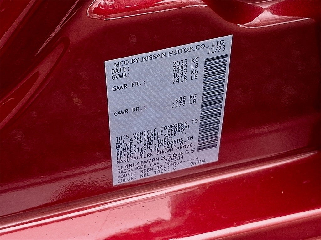 2024 Nissan Altima 2.5 SL