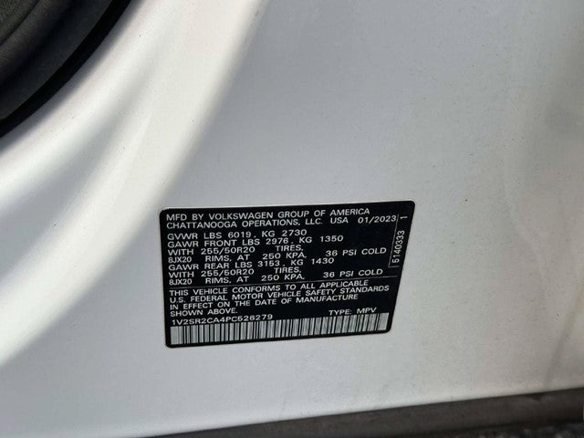 2023 Volkswagen Atlas 3.6L V6 SEL R-Line
