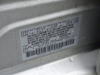 2020 Nissan Sentra SV