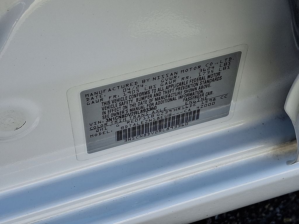 2024 Nissan Versa 1.6 S