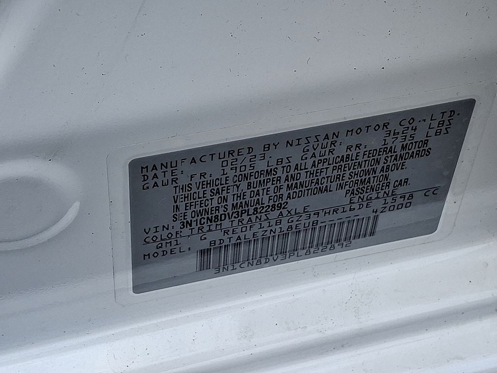 2023 Nissan Versa 1.6 S