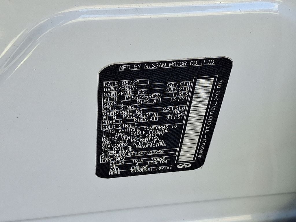 2023 INFINITI QX50 SPORT AWD