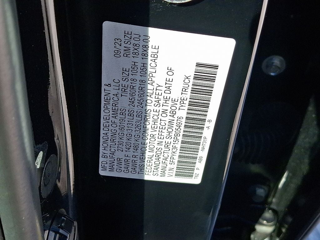 2023 Honda Ridgeline Sport