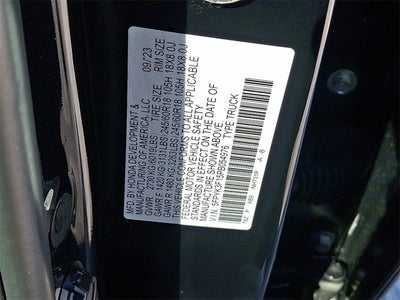 2023 Honda Ridgeline Sport