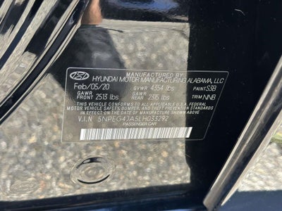 2020 Hyundai Sonata SE