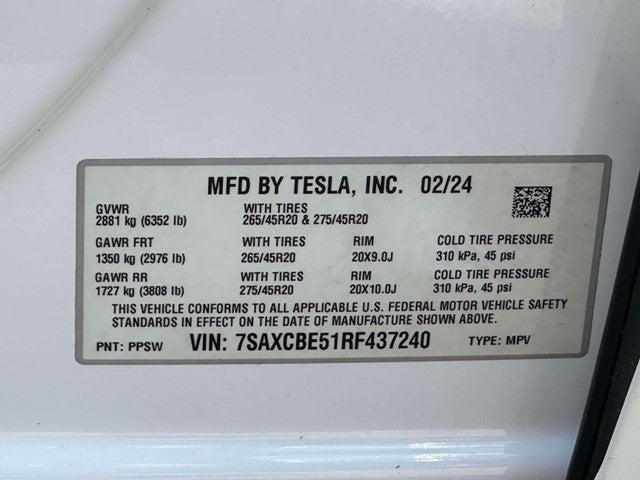 2024 Tesla Model X Base