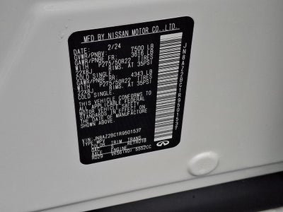 2024 INFINITI QX80 SENSORY 4WD
