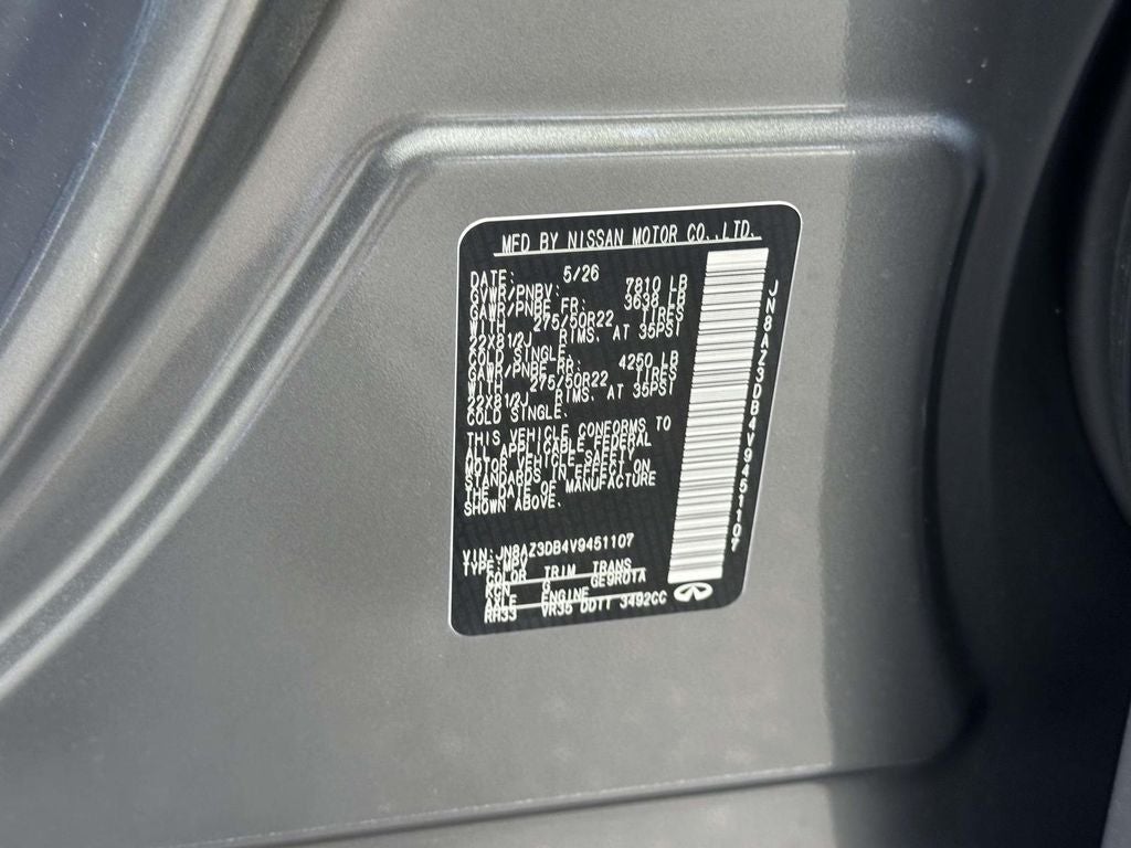 2027 INFINITI QX80 Sport 4WD