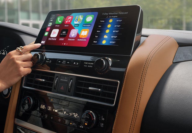2024 INFINITI QX80 Key Features - WIRELESS APPLE CARPLAY® INTEGRATION | Rock Ridge INFINITI in Denville NJ
