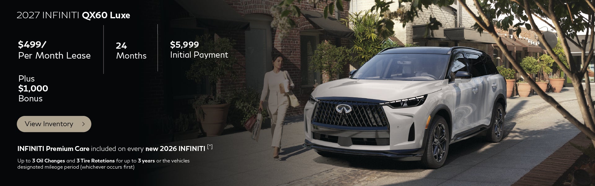QX60 Luxe offer