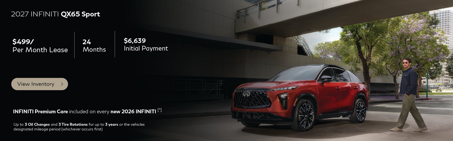QX65 Sport offer